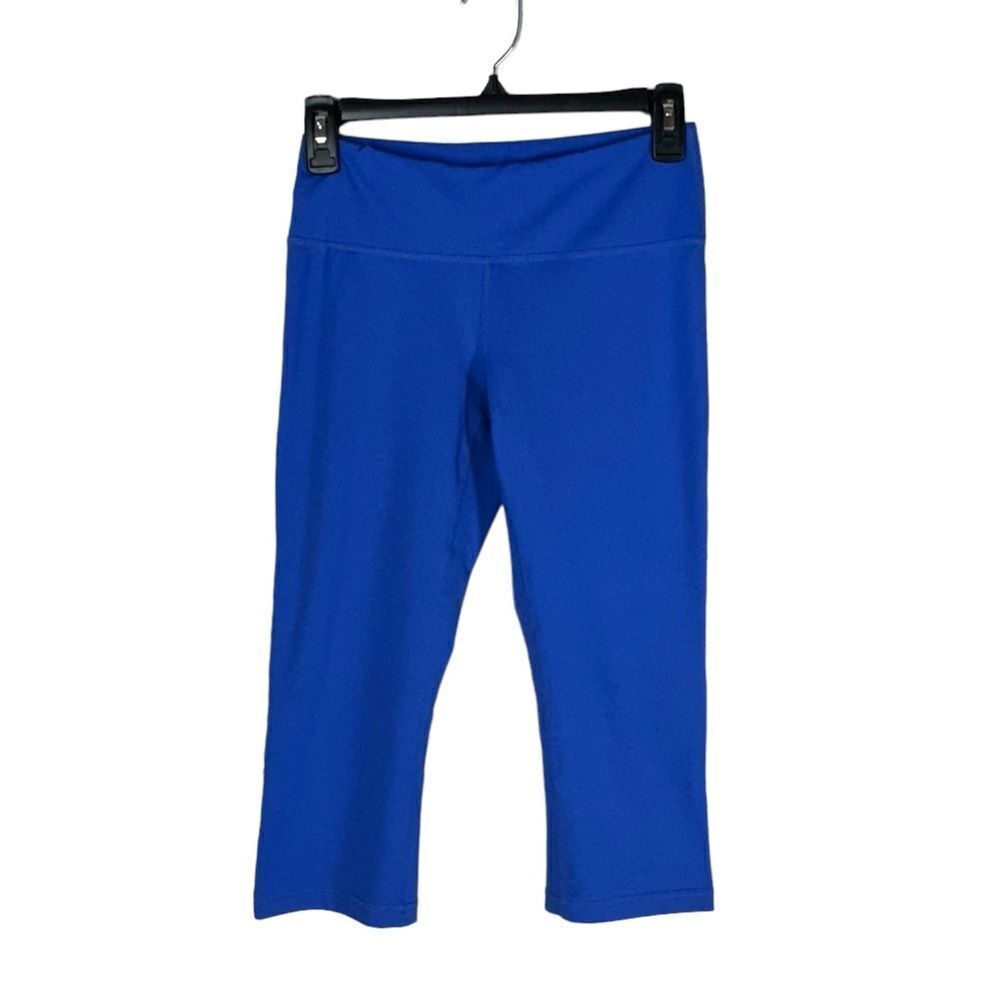 Z by Zella Capri Yoga Pants Activewear in Cobalt Blue Size Small